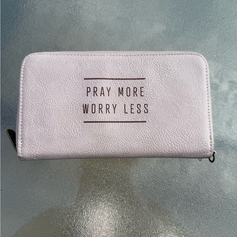 White Inspirational Women's Wallet